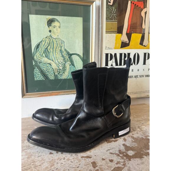 To Boot New York Adam Derrick Italian Leather Boots Size 10 - Picture 2 of 7